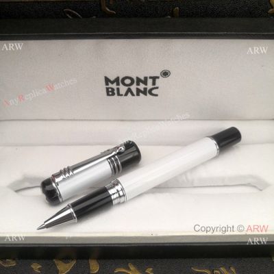 NEW! Replica Mont blanc Pen Limited Edition White Rollerball Pen